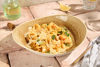 Паста с креветками