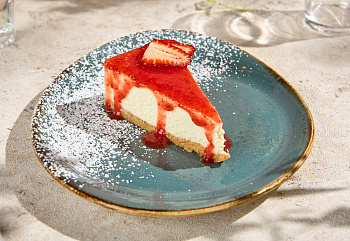 Чизкейк из домашнего сыра