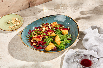 Жареный домашний сыр